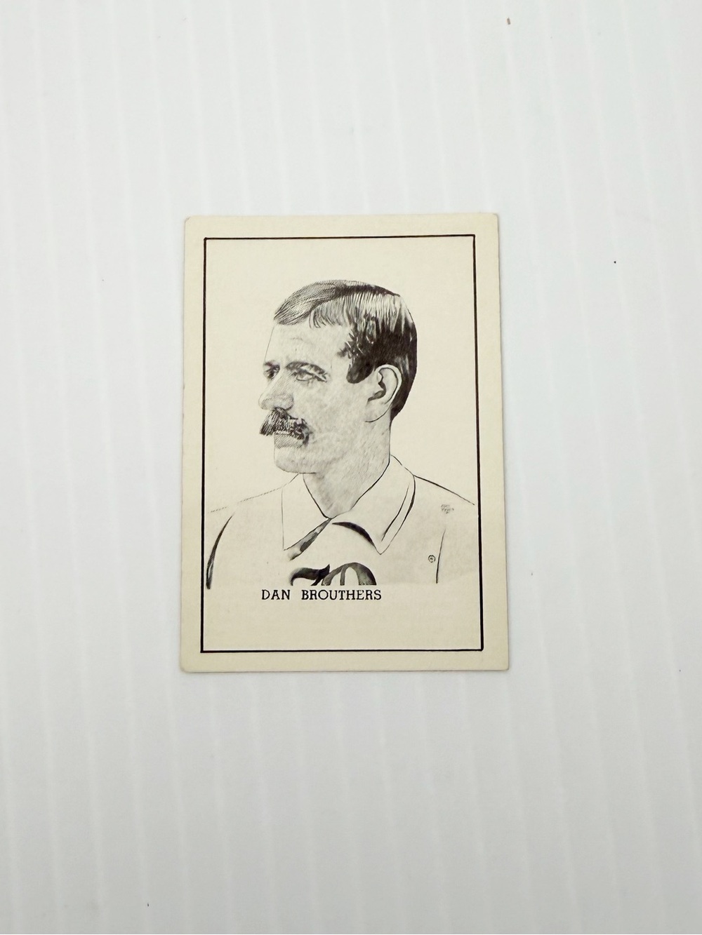 Vintage 1950 Callahan Hall of Fame Dan Brouthers Baseball Trading Card